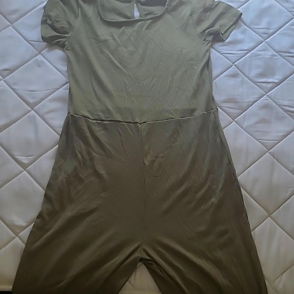 Girls Green Jumpsuit